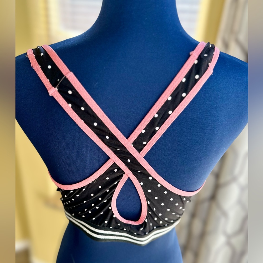 EUC Plus Size Black & White Polka Dot Bra - Picture 8 of 12
